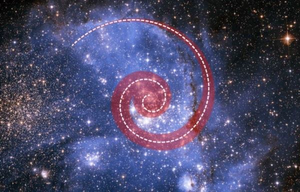 Телескоп Хаббл сфотографировал спираль звездообразования