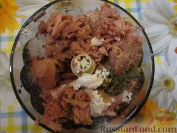 Закуска из тунца и сыра "Стаканчики"-2